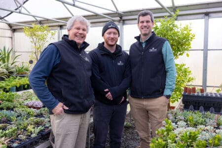 Photos from behind-the-scenes at Robertson's Flowers & Events for a video documenting their 100 year legacy that is the inspiration for their 2026 Flower Show exhibit.